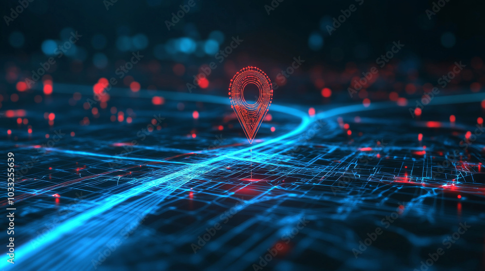 Aufkleber gps navigation technology helps you find your way using a map. it shows you the roads and tells you 
