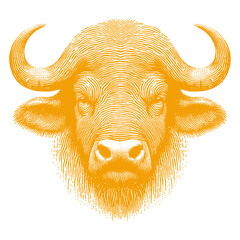buffalo vector illustration