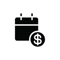 Annuity due icon web design in vector