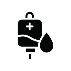 blood bag icon web design in vector