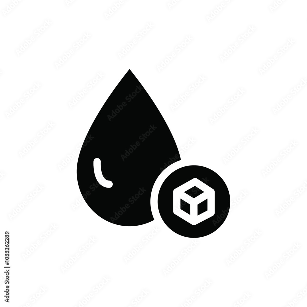 Poster blood sugar icon web design in vector