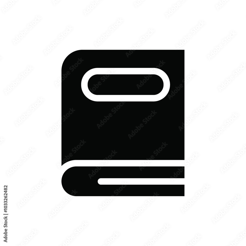 Poster book icon web design in vector