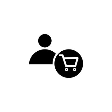 recommend clip art: Buyer, shopper icon web design in vector