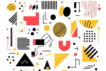 Dynamic motion graphics with vibrant shapes and colors set against a clean background, perfect for contemporary digital displays and projects.