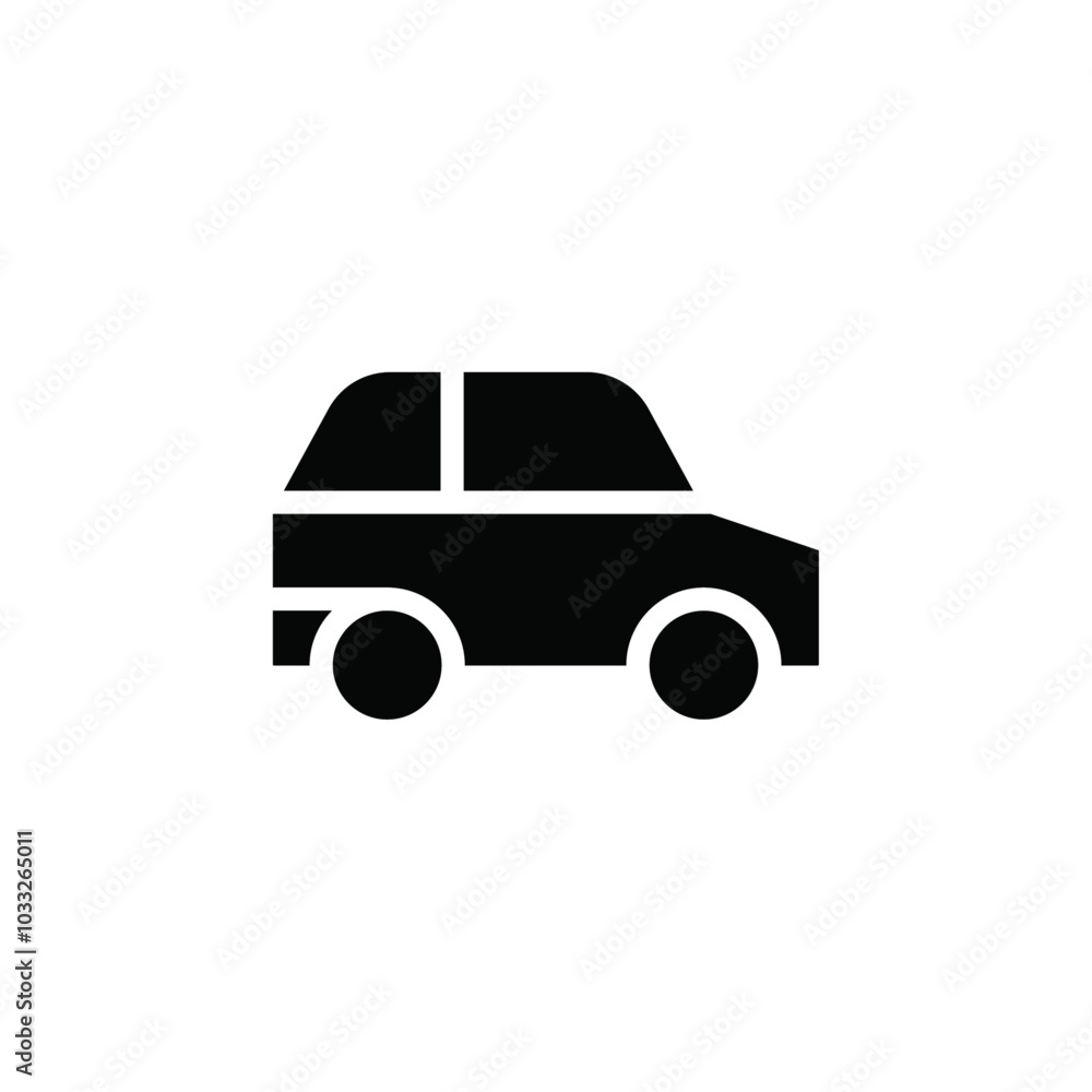 Poster car icon web design in vector