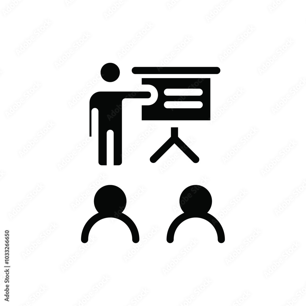 Aufkleber Classroom icon web design in vector