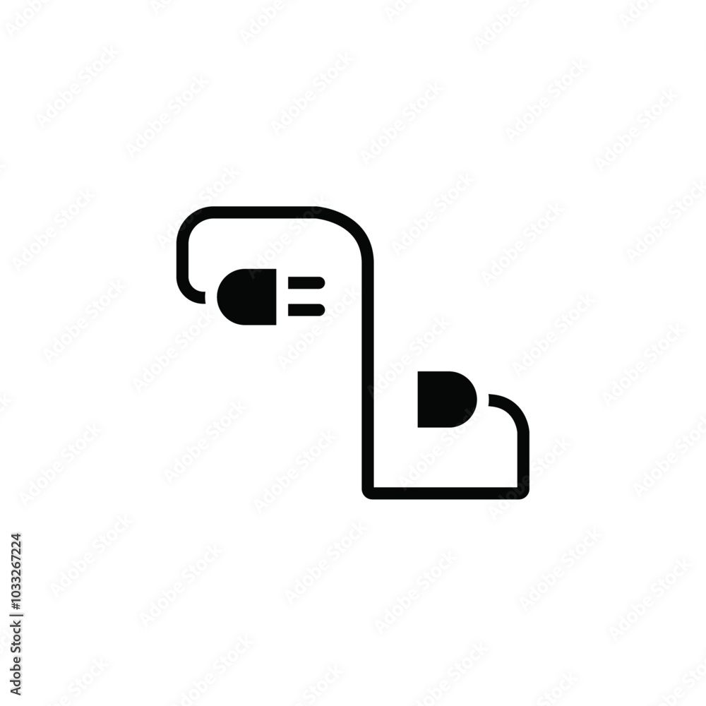 Aufkleber connect plug icon web design in vector