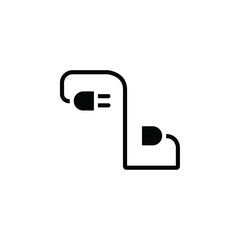 Connect plug icon web design in vector