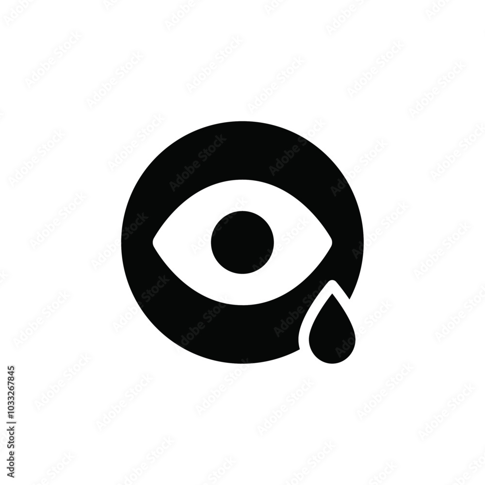 Poster Crying icon web design in vector