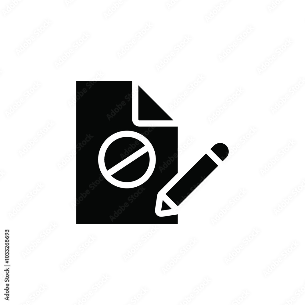 Poster Document petition icon web design in vector