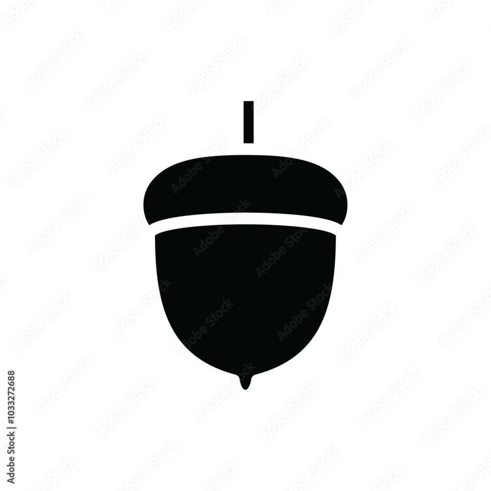 Poster hazelnut icon web design in vector