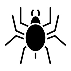 Spider Vector Icon Style
