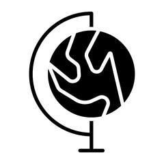 Earth Vector Icon Style