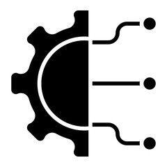 Automation Engineering Vector Icon Style