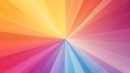 Obraz premium Abstract Background with Bright Colorful Lines Radiating Outward