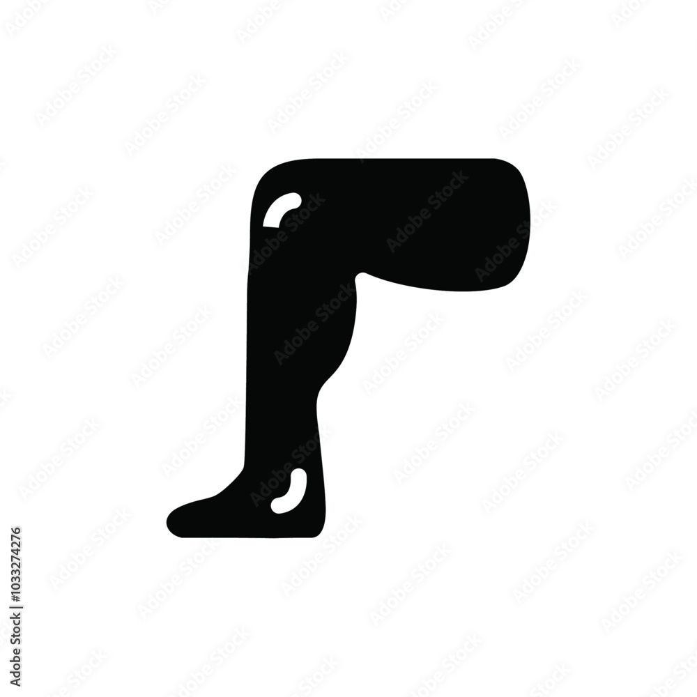 Poster Legs icon web design in vector
