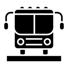 Bublic Transportation Vector Icon Style