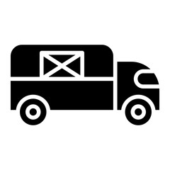 Courier Service Vector Icon Style