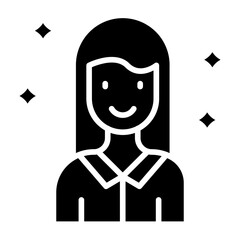 Female Celebrity Vector Icon Style