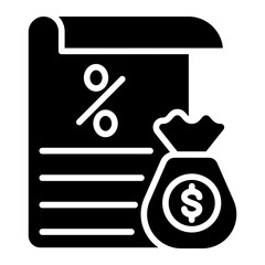 Debt Financing Vector Icon Style