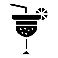 Lemon Juice Vector Icon Style