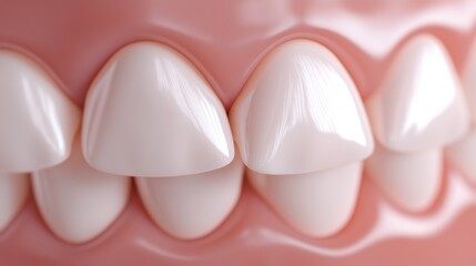 white teeth close-up