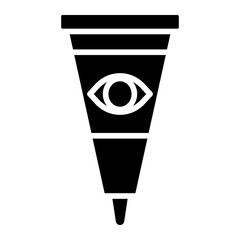 Eye Cream Vector Icon Style