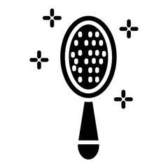 Baby hairbrush Vector Icon Style