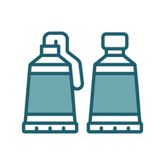 oil paint icon vector design template simple and clean