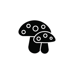 mushroom icon web design in vector