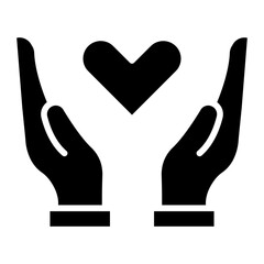 Holding hands Vector Icon Style