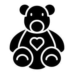 Stuffed Toy Vector Icon Style