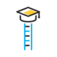 Vector multicolor icon for Achieve