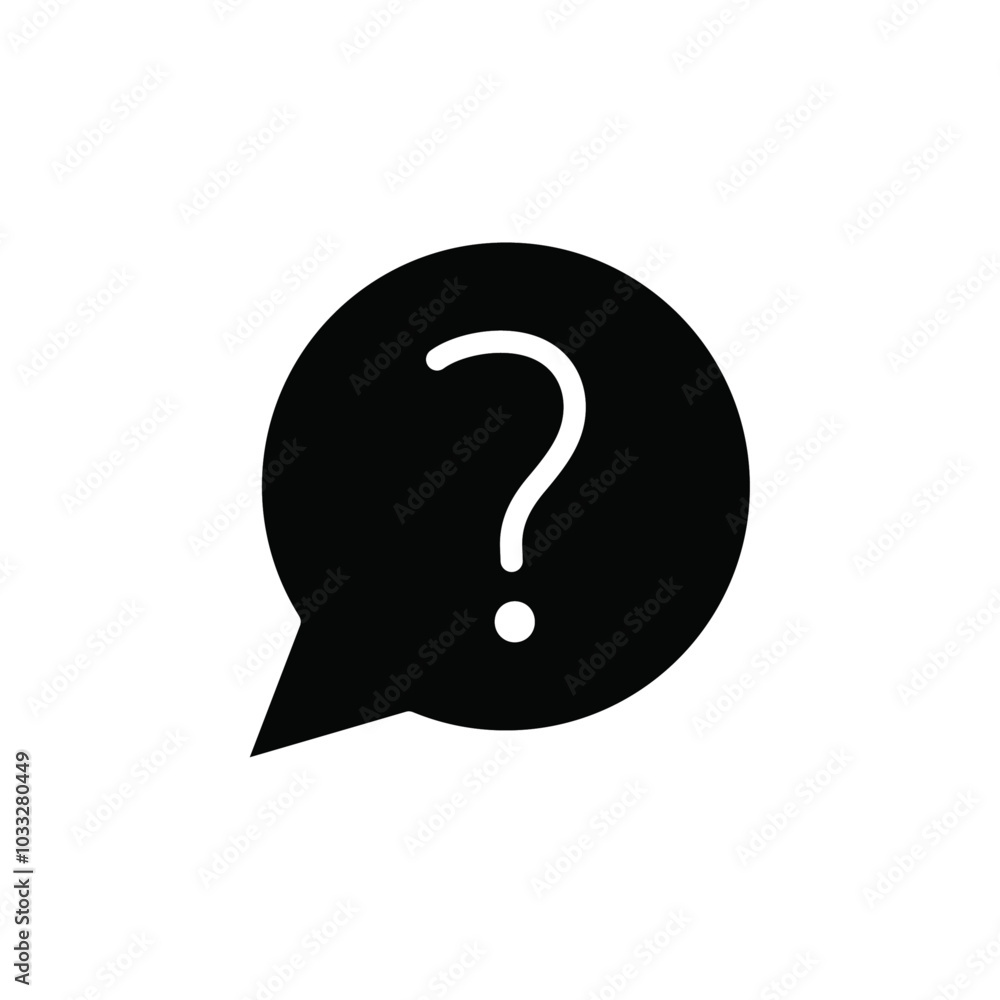 Aufkleber question mark icon web design in vector