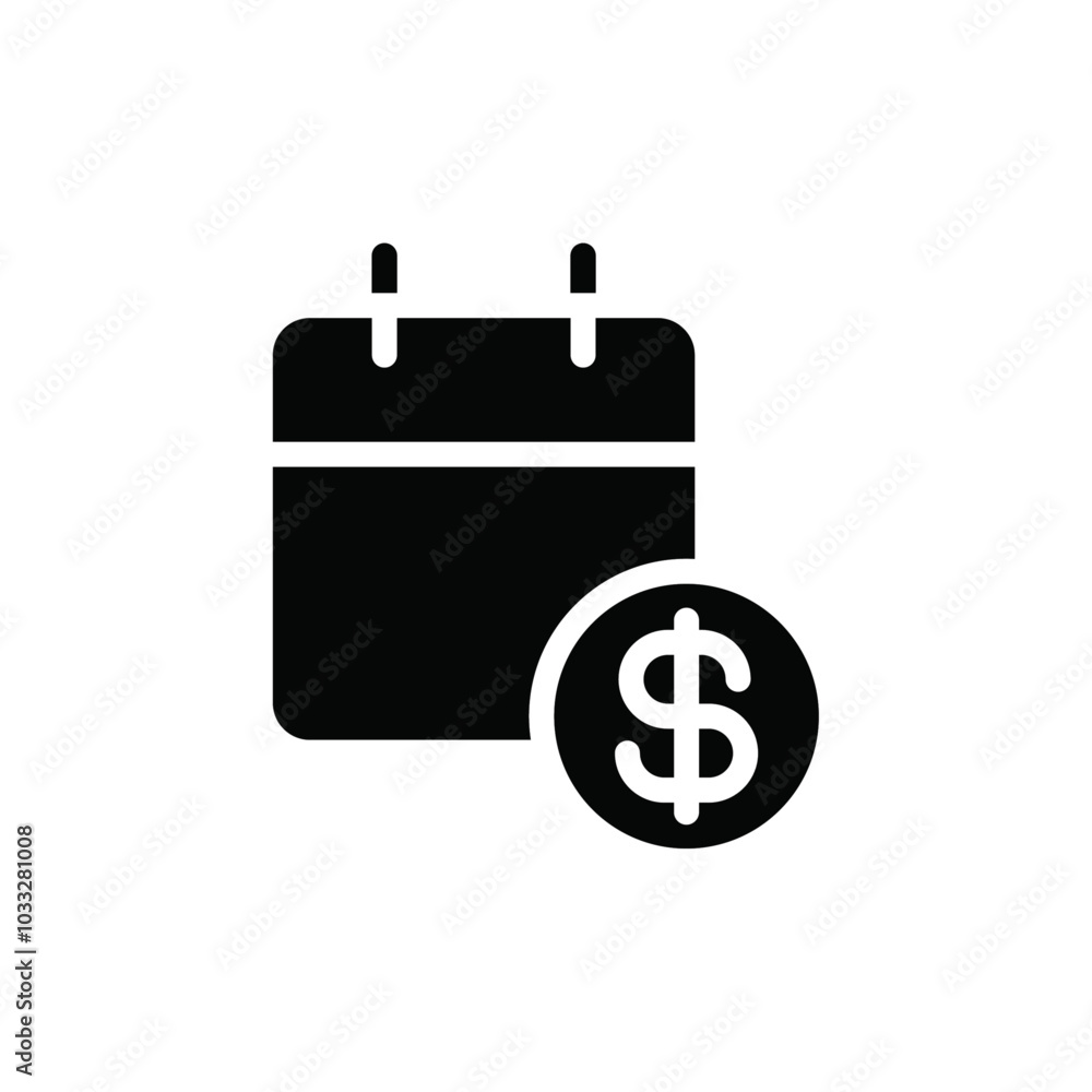 Poster salary payday icon web design in vector