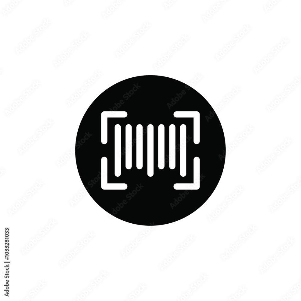 Poster Scan barcode icon web design in vector