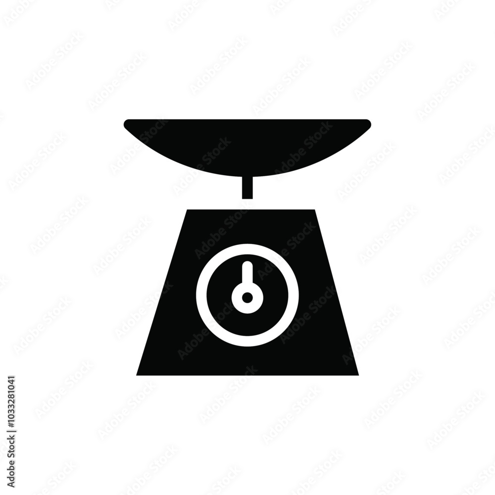 Poster Scales icon web design in vector