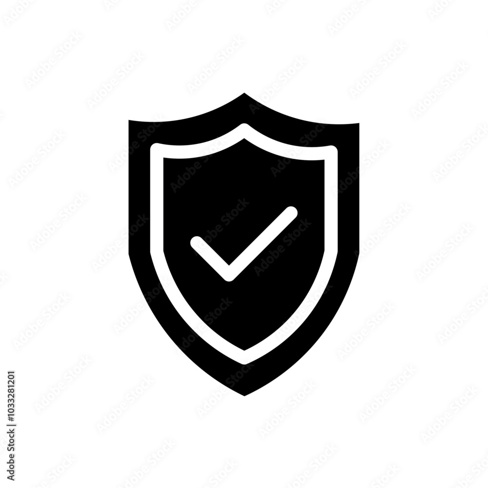 Poster shield icon web design in vector