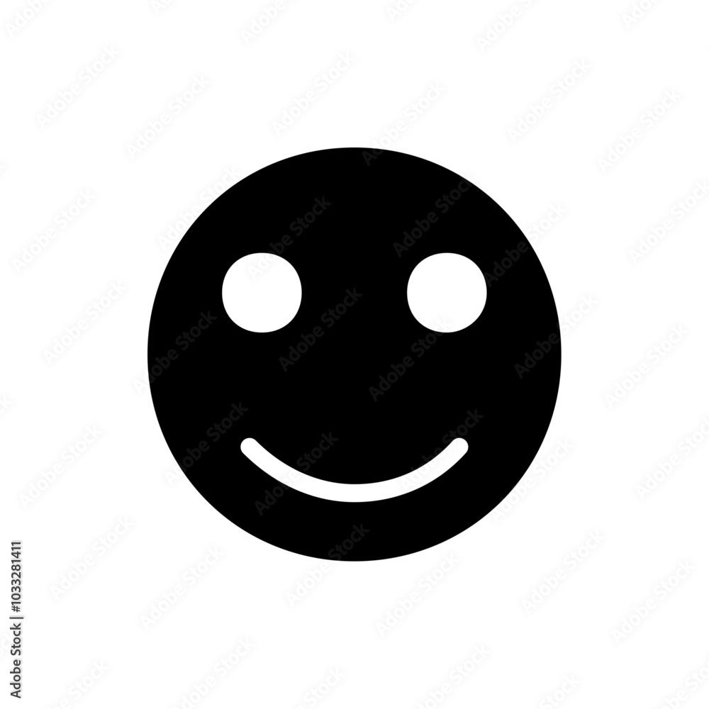 Poster smile icon web design in vector