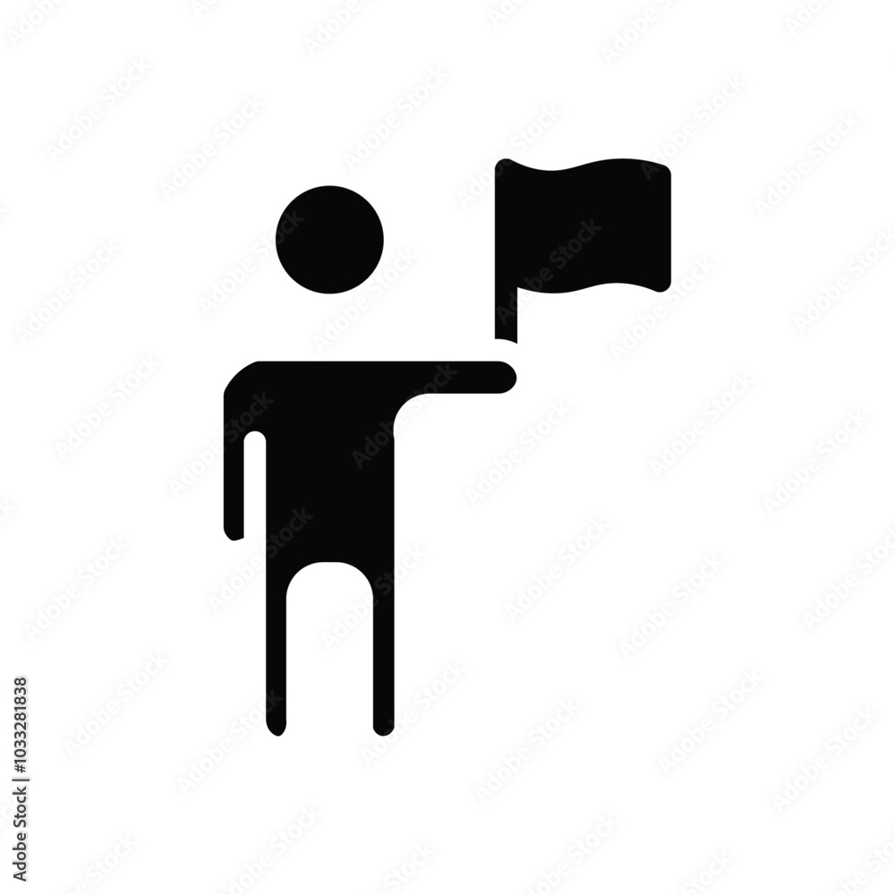 Poster Surrender, capitulate, give up icon web design in vector