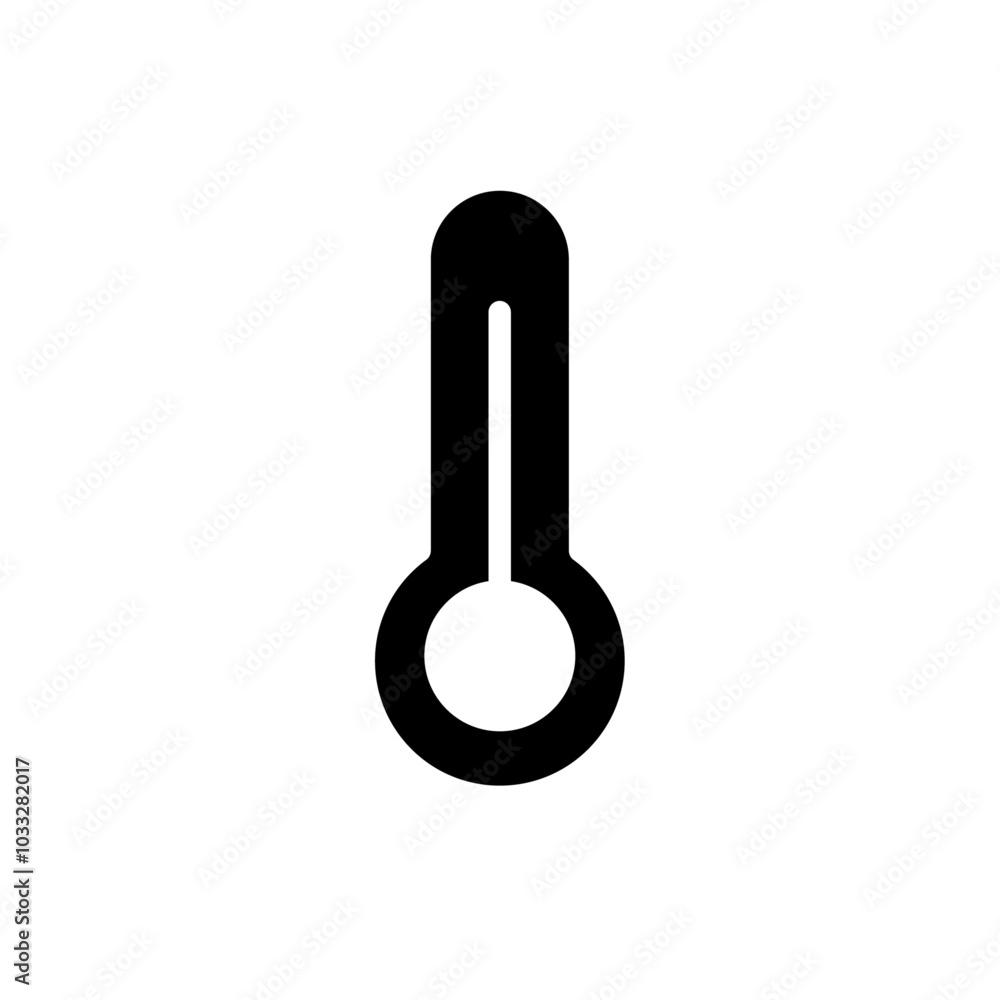 Poster thermometer icon web design in vector