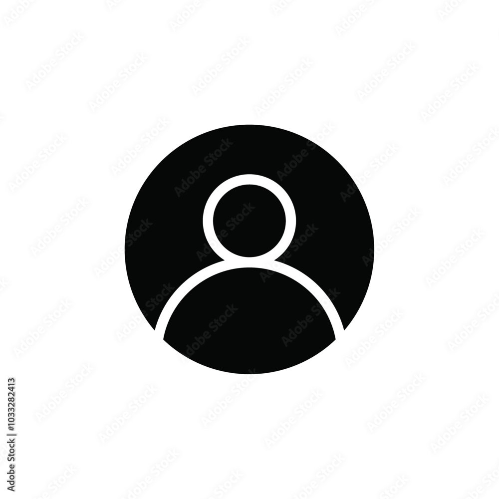 Aufkleber User icon web design in vector