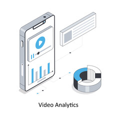 Seo Ranking isometric stock illustration. EPS File stock illustration