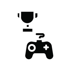 Video game contest icon web design in vector