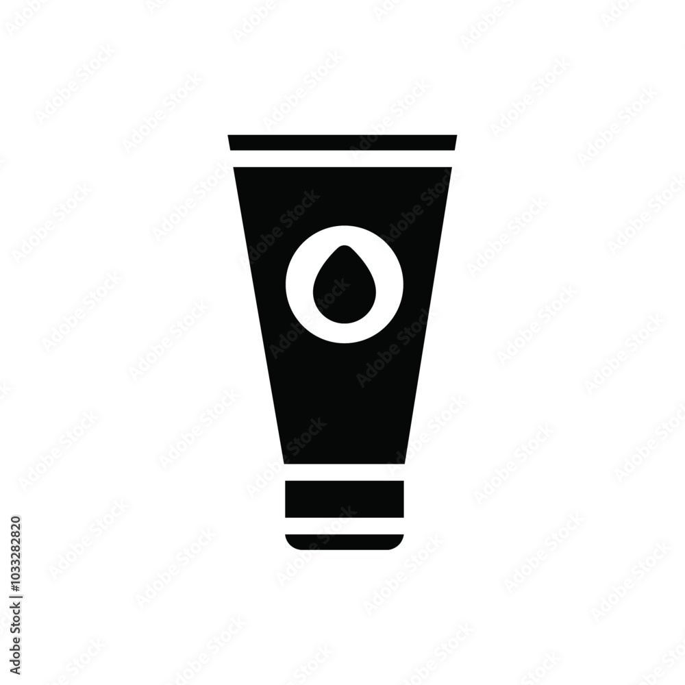 Aufkleber water-based lubricant icon web design in vector