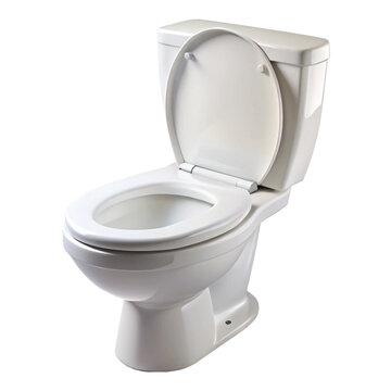 toilet bowl isolated on white