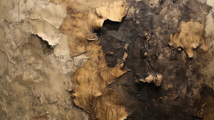 Fototapeta premium Peeling paint on a textured wall.