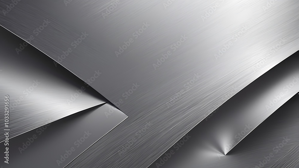 Aufkleber abstract digital artwork featuring a sleek, metallic texture with a diagonal linear pattern, appears