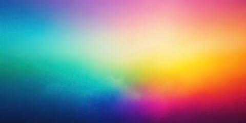 Obraz premium Blurred background with asymmetrical colorful gradient, perfect for design projects