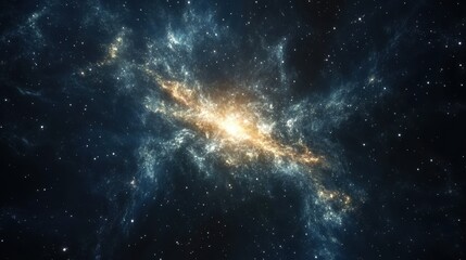 A nebula with a bright core, surrounded by stars.